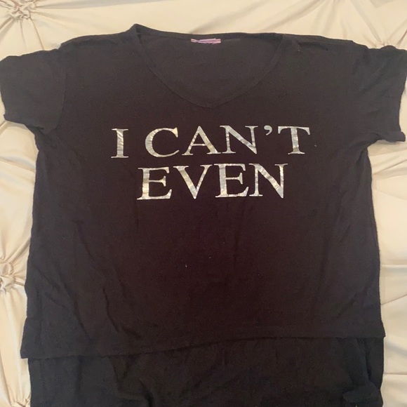 “I can’t even” vneck tshirt - Picture 1 of 2